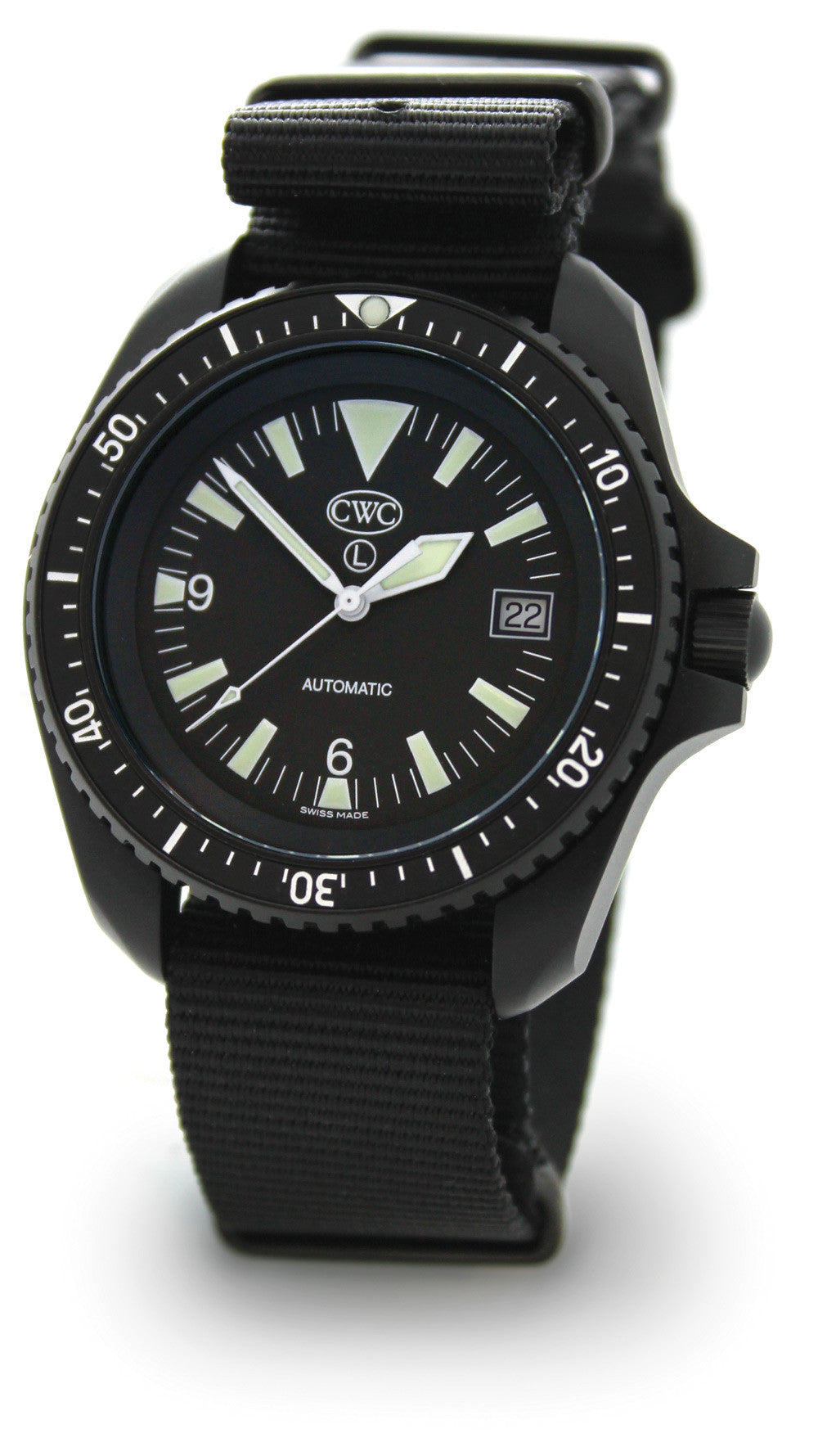 CWC ROYAL NAVY BLACK DIVER AUTOMATIC MK.2 WITH DATE