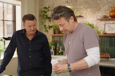 JAMIE OLIVER WEARS A CWC G10 FATBOY