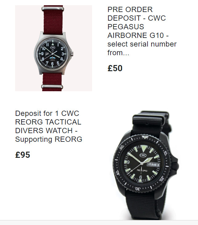 Cwc Watch Laser Engraving Custom engraving for Dials, Casebacks and straps.