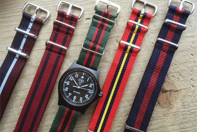 British Military regimental watch straps