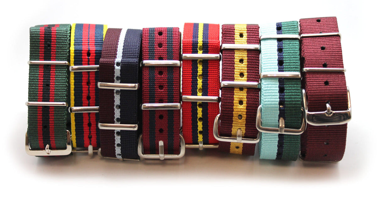 British Military regimental watch straps