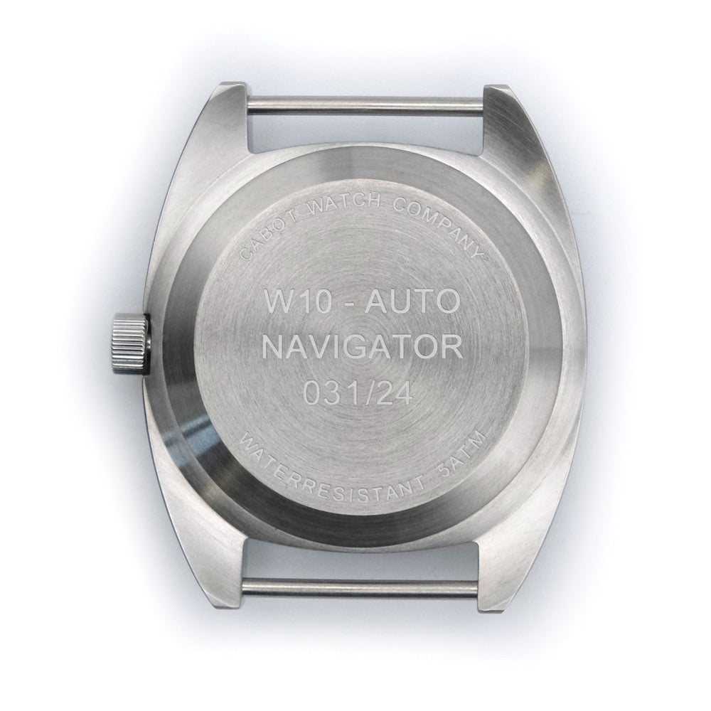 CWC W10 Navigator Automatic General Service Watch - Case Back