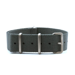 Cabot Military Watch Strap Titanium - Military Grey