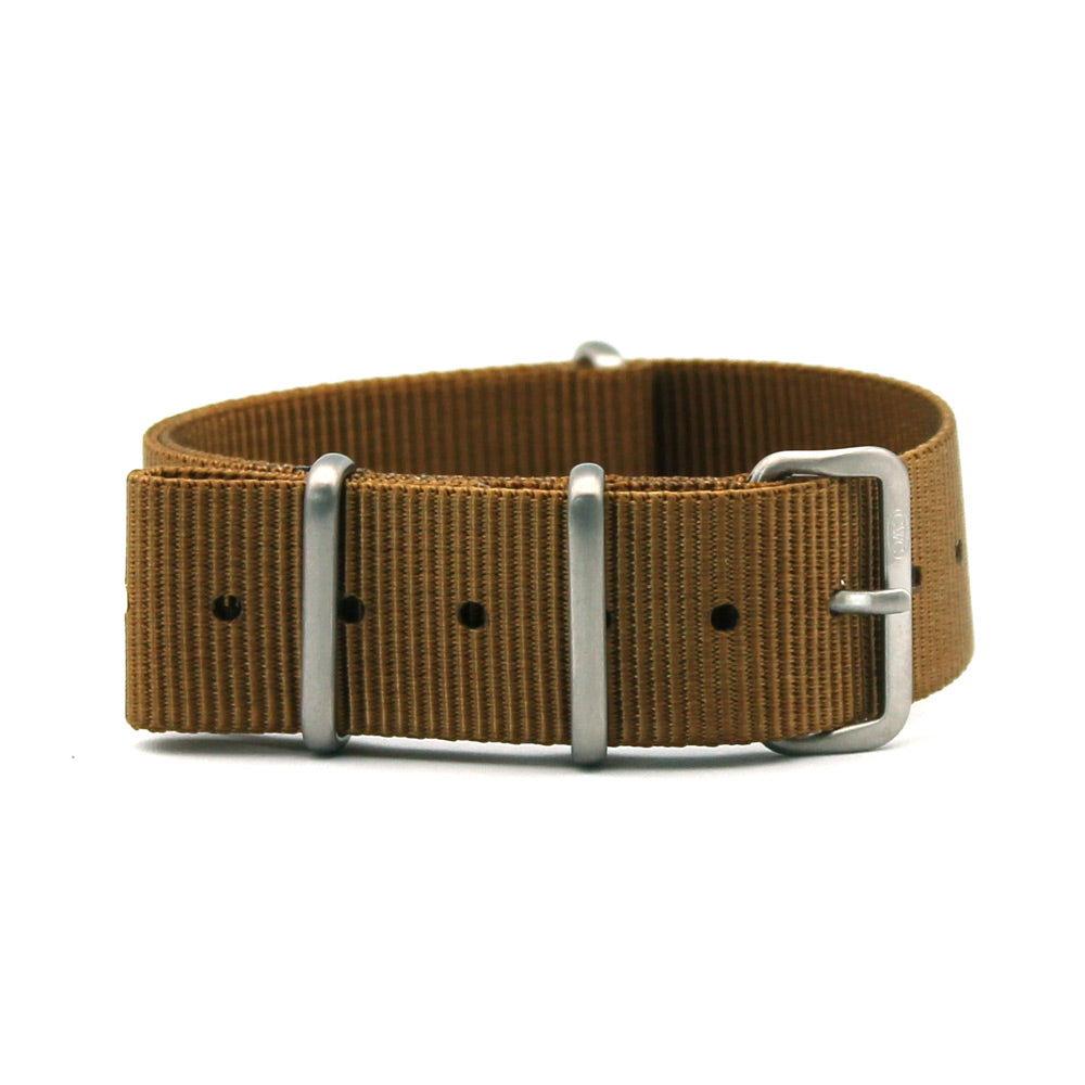 Cabot Military Watch Strap Titanium - Coyote
