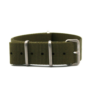 Cabot Military Watch Strap Titanium - Green