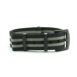 CWC SB WATCH STRAP - BOND, BLACK BUCKLE