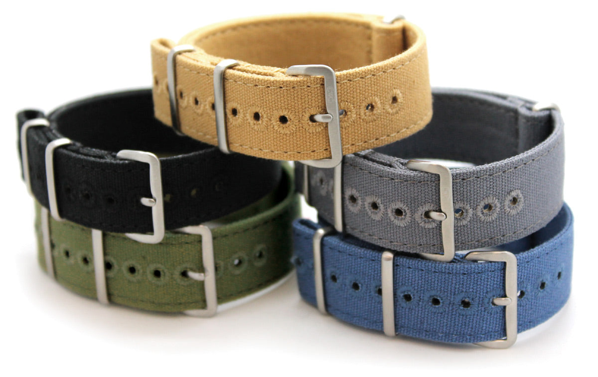 CWC Vintage Style Canvas Watch Straps