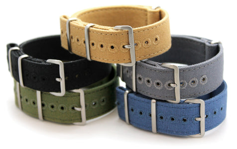 CWC Vintage Style Canvas Watch Straps