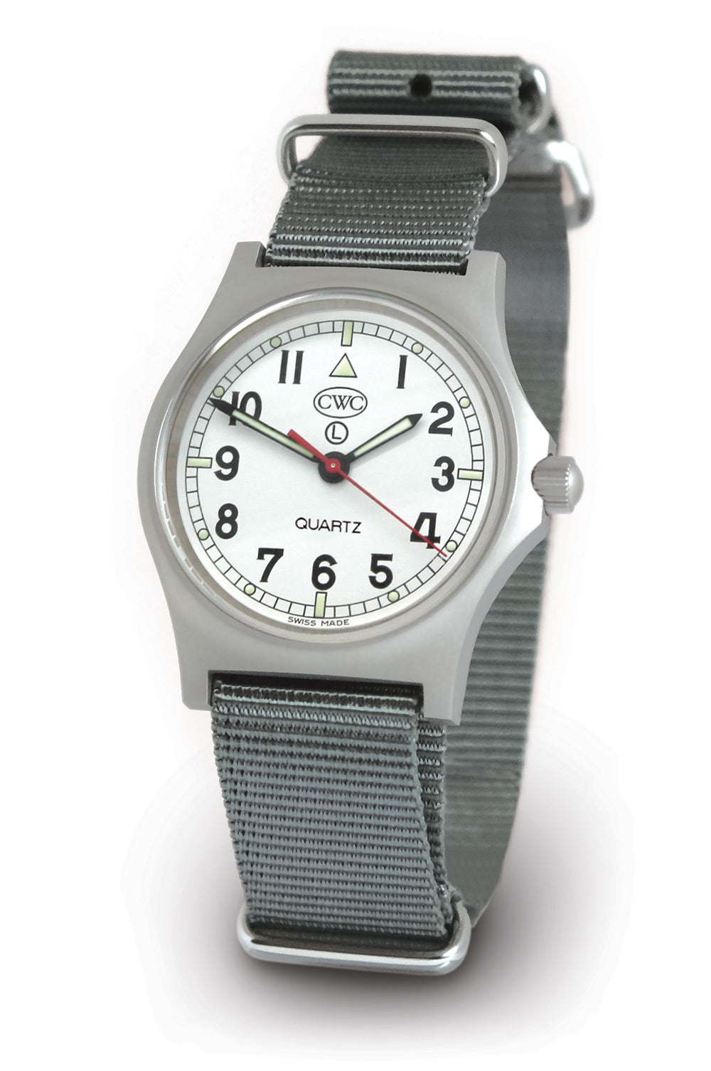 CWC GS Sapphire Subhunter Watch, Stainless Steel Case with White Dial - No Date