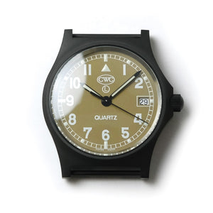 CWC GS Sapphire Desert Storm Watch, Black Case with Sand Dial - With Date