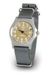CWC GS Sapphire Desert Storm Watch, Stainless Steel with Sand Dial