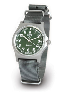 CWC GS Sapphire Military Green Watch, Stainless Steel with Green Dial - No Date