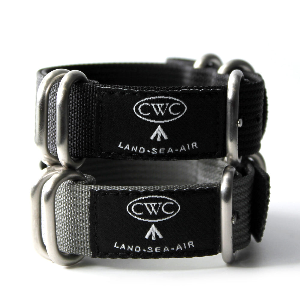 CWC Land Sea Air Watch Strap- Grey and Black