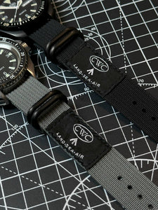CWC Land Sea Air Watch Strap - Grey and Black