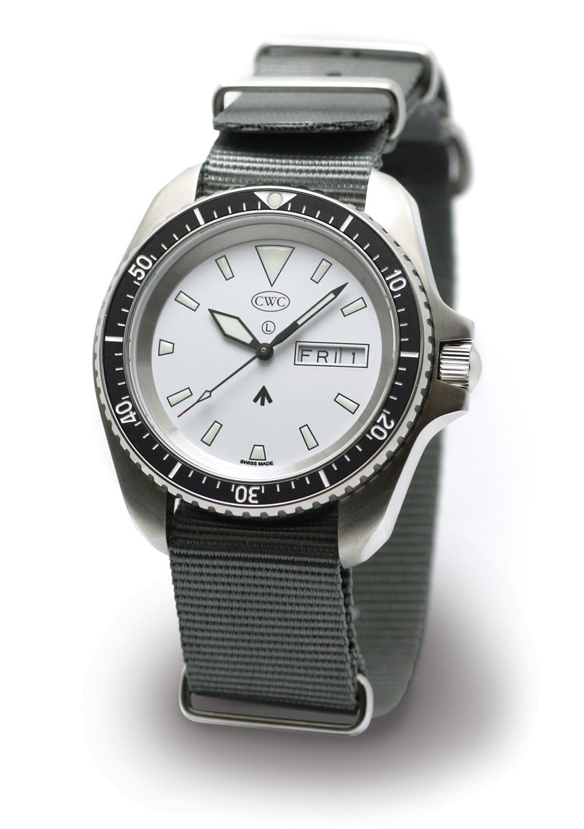 CWC Arctic Radar Diver Watch - Matte Top Case with Date