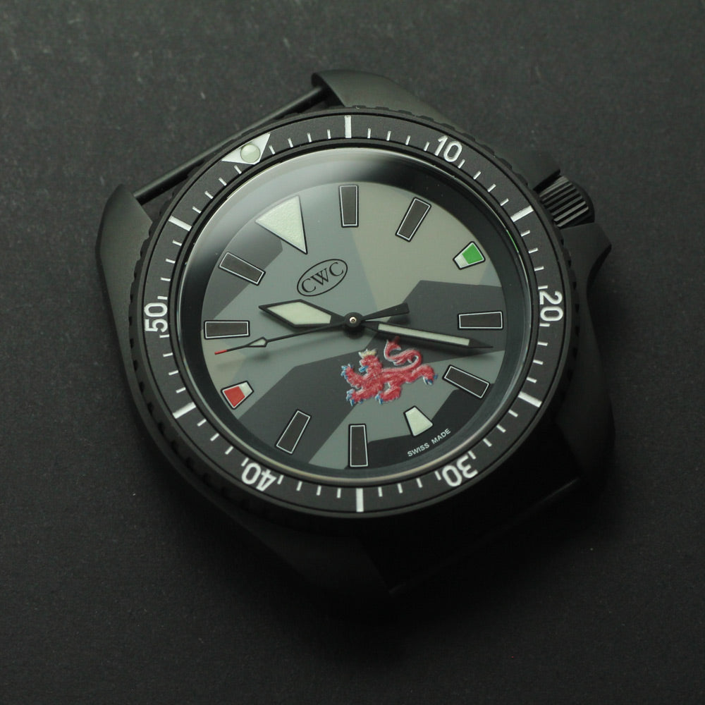 CWC Tamar Quartz Divers Watch - Black