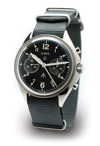 CWC 6BB Pilots Chronograph Automatic - Black Dial