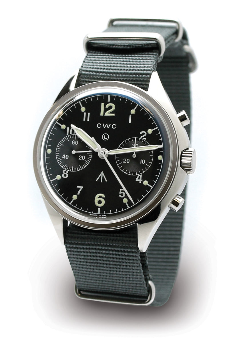 CWC 6BB Pilots Chronograph Automatic - Black Dial