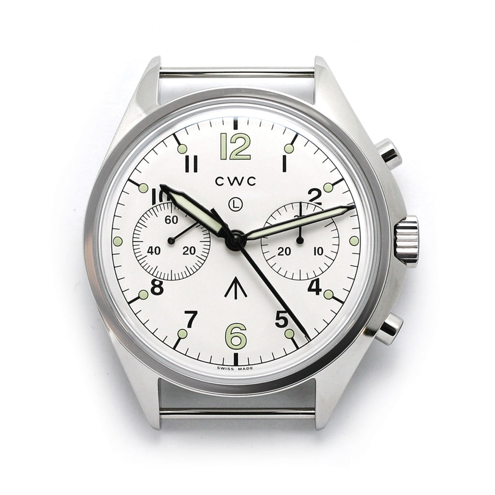 CWC 6BB  Pilots Chronograph Automatic - White Dial