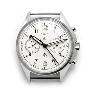 CWC 6BB  Pilots Chronograph Automatic - White Dial
