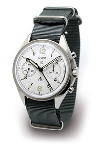 CWC 6BB  Pilots Chronograph Automatic - White Dial