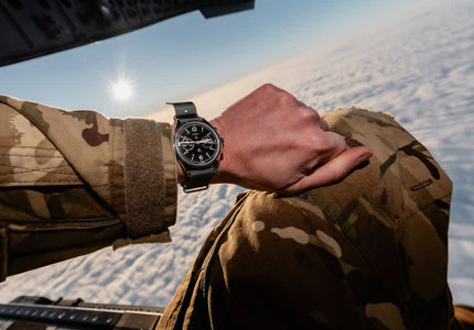 CWC 6BB Pilots Chronograph Automatic - Black Dial