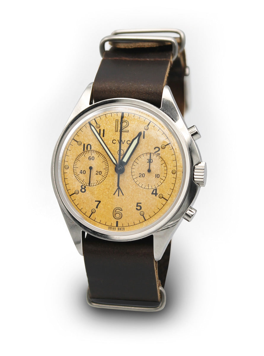 CWC 6BB Pilots Chronograph Automatic - Tropical Dial