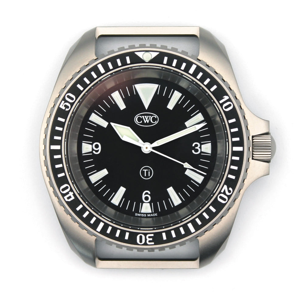 CWC Ti300 Titanium 5 Quartz Divers Watch - Standard Type, Front