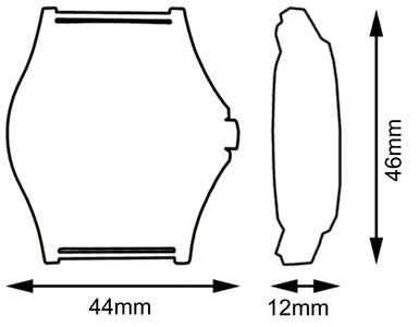 CWC G40 Quartz Watch - Dimensions