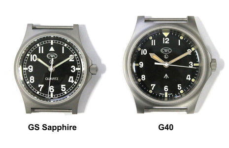 CWC G40 Quartz Watch - Size Comparison