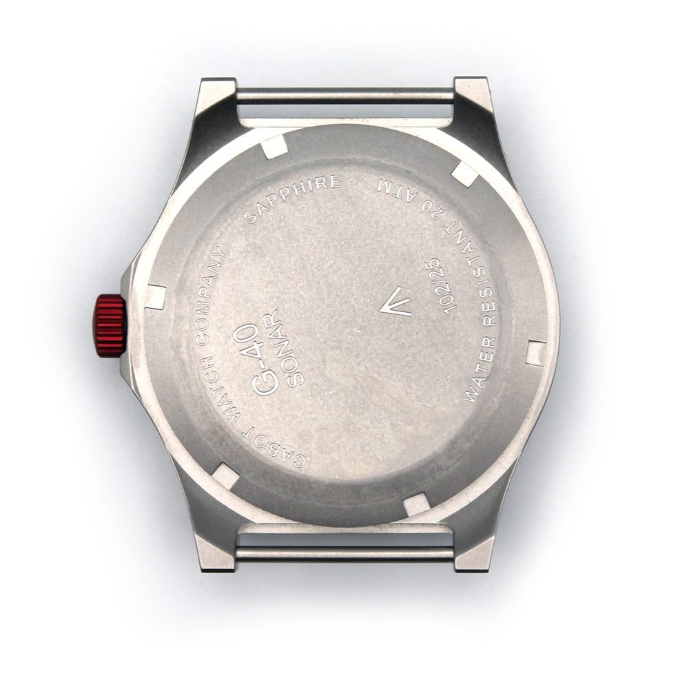 CWC G40 Sonar Quartz Watch - Case Back