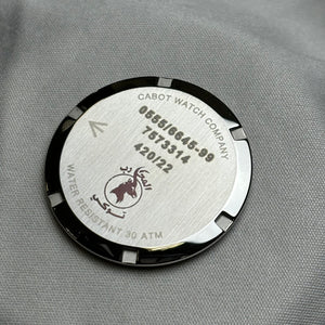 Laser Engraving for Watch Case Backs - Example engraving