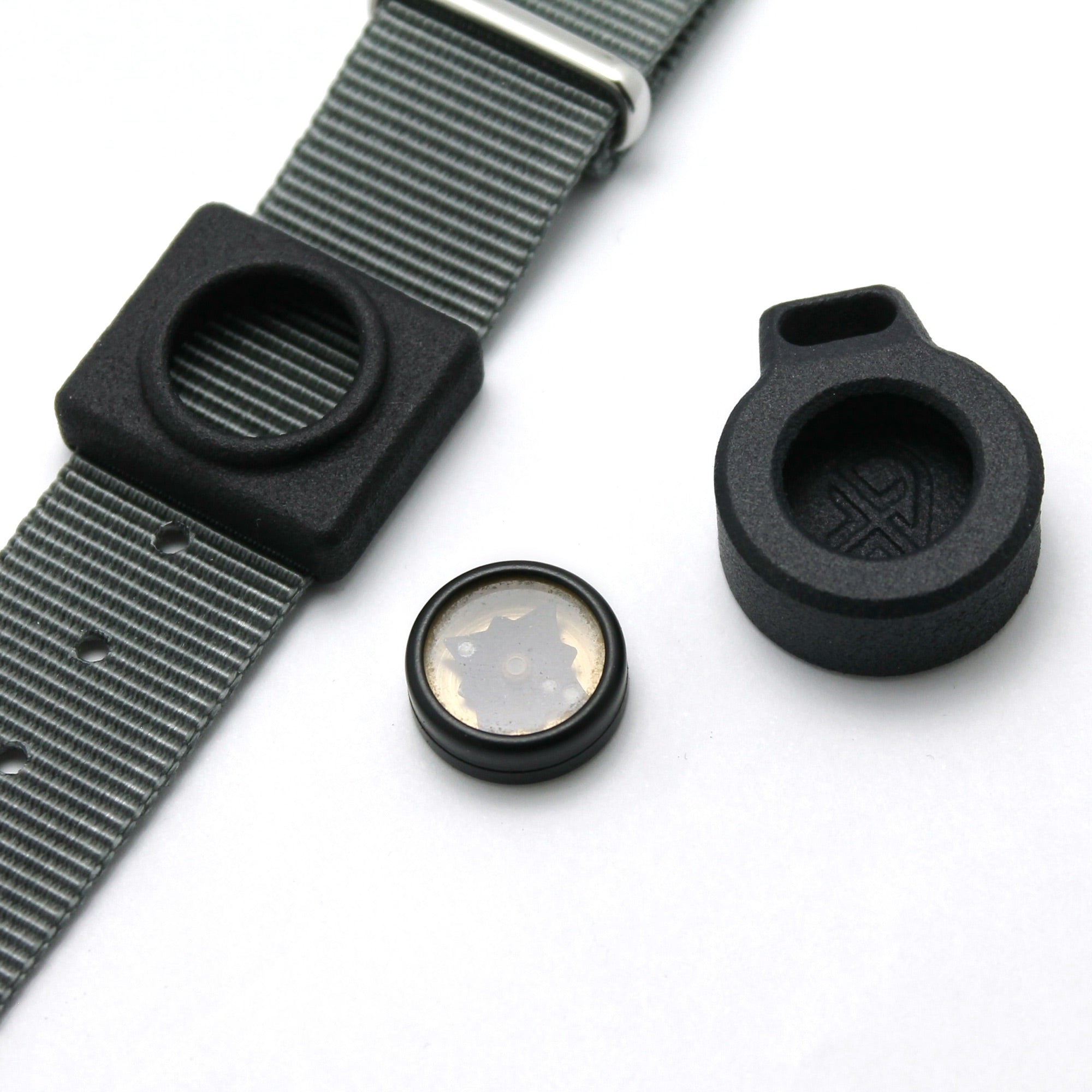 NATO Survival Button Compass / Holder