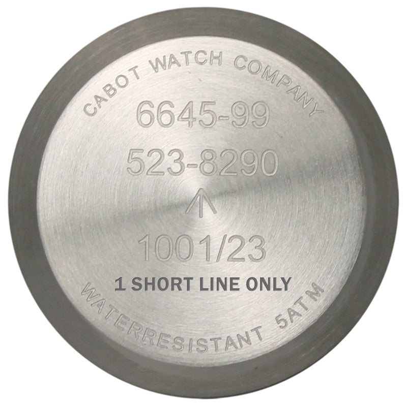 LASER ENGRAVING FOR WATCH CASE BACKS - MELLOR-72