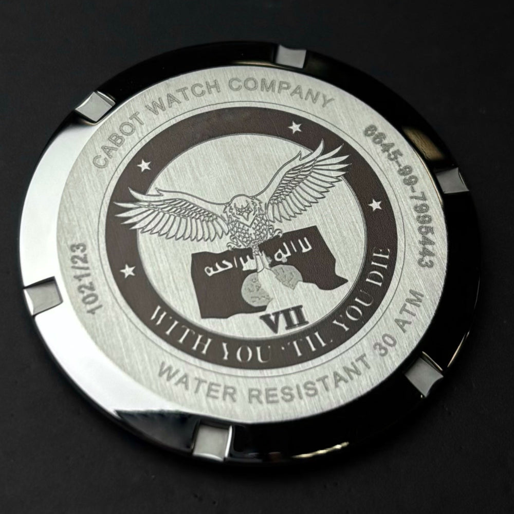 Laser Engraving for Watch Case Backs - Example engraving