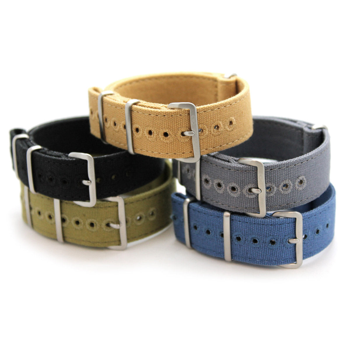 CWC Vintage Style Canvas Watch Strap