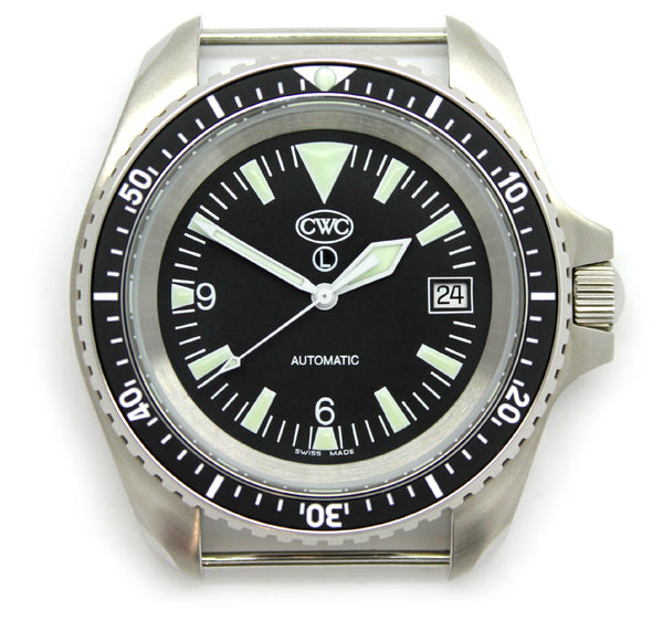 CWC RN Automatic Divers Watch Mk.2 with Date, Stainless Steel (RN300-M