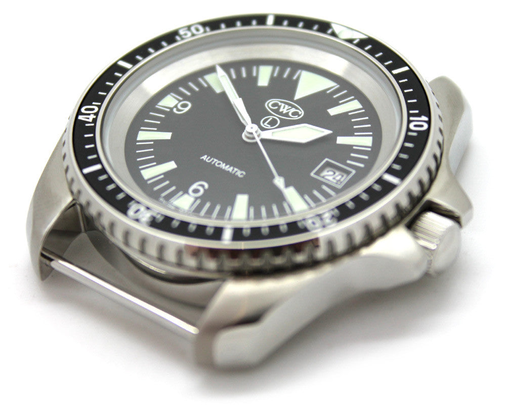 CWC RN Automatic Divers Watch Mk.2 with Date, Stainless Steel (RN300-M