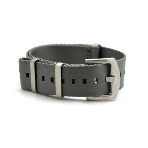 CWC SB WATCH STRAP - GREY, SILVER BUCKLE