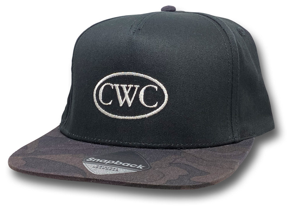 CWC Snapback Baseball Cap - Midnight Cammo