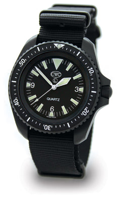 CWC Quartz Divers Watch Mk.2 SBS No Date, Black (SF300 QS120)