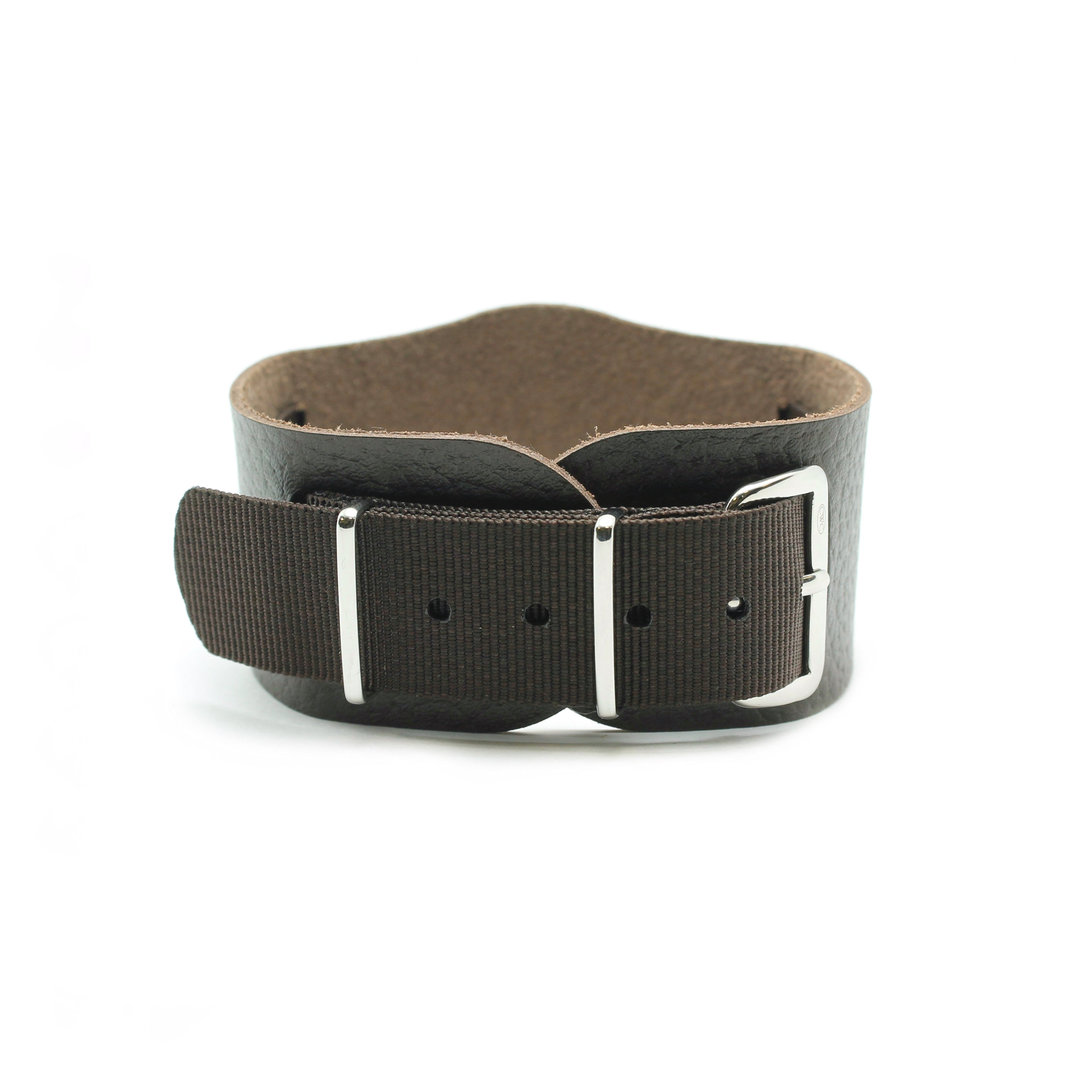 RAF-74 Leather Nylon Watch Strap 18mm - Main Image