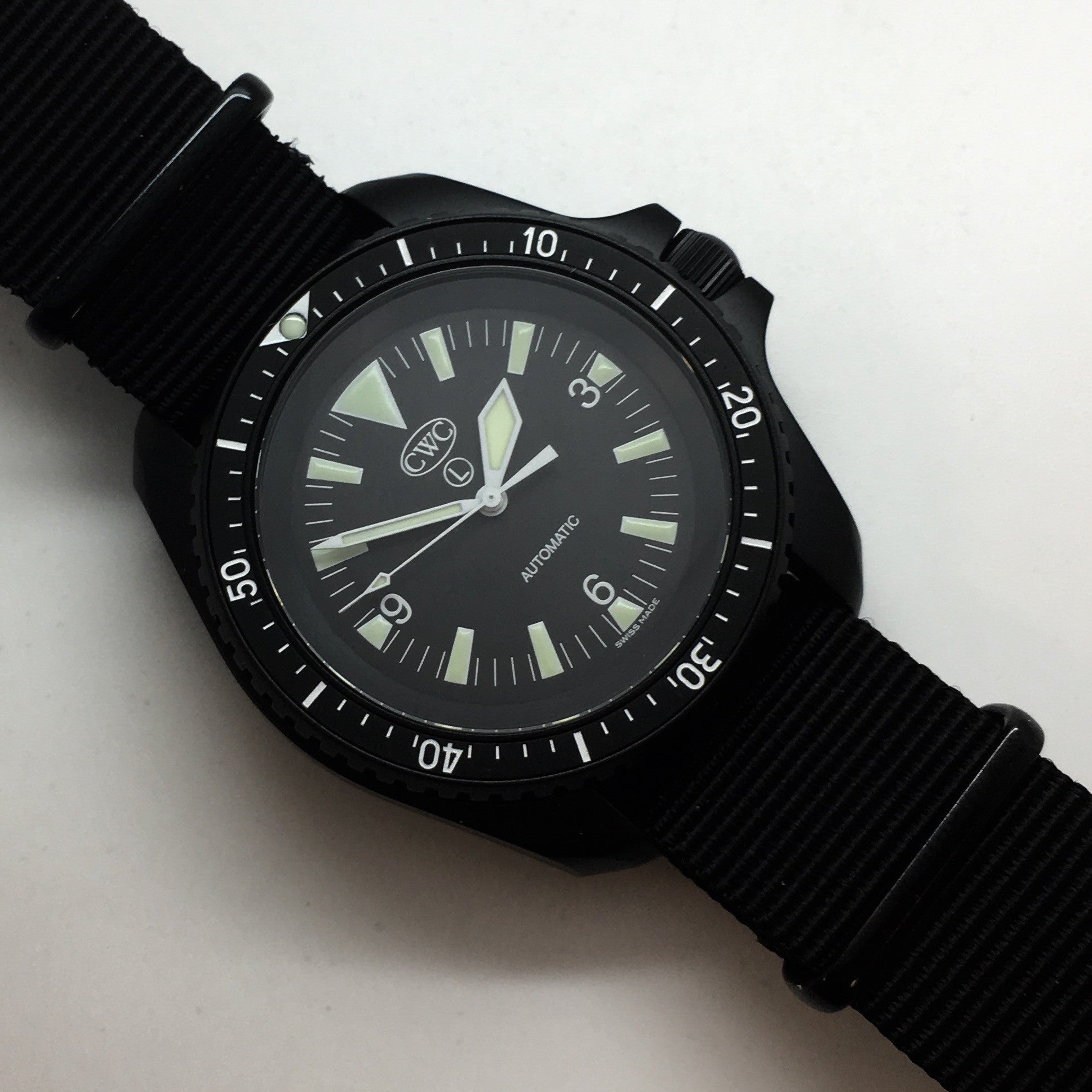 CWC Automatic Divers Watch Mk.2 Black (SF300 AS120)