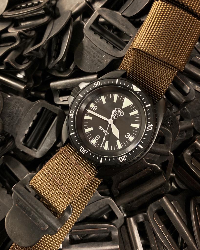 CWC Quartz Divers Watch Mk.2 SBS No Date, Black (SF300 QS120)