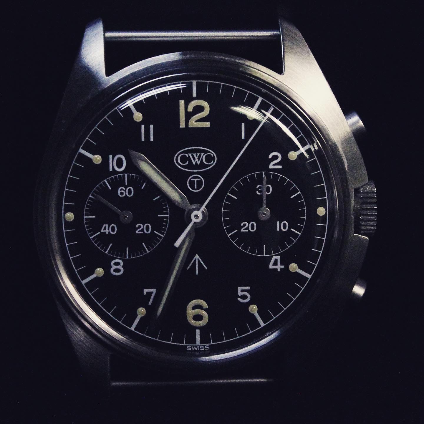CWC LIMITED EDITION VALJOUX 7733 PILOT CHRONOGRAPH