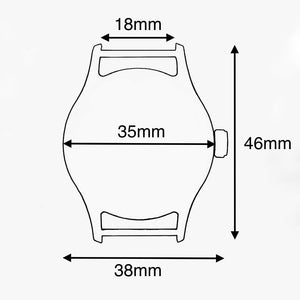 Cabot Fifty + Cabot Steel - Watch Dimensions